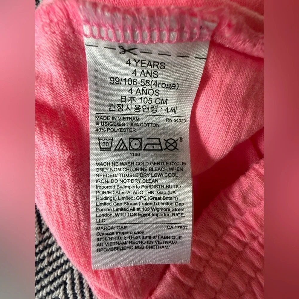 🌸 babyGap Pink Knit Pants – Size 4T